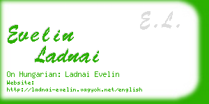 evelin ladnai business card